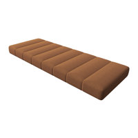 Custom Bench Cushion for Indoor/Outdoor Furniture, Fleece Anti-Pet Scratch Window Seat Cushion, Premium 70D High-Resilience Foam Waterproof by Hokku Designs