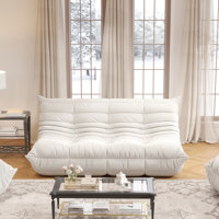 Fireside 3 Seater Couch, Modern Teddy Velet Fabric Bean Bag Chair, Premium Sofas Couch, Corner Floor Sofa, Lazy Chairs Sofa for Living Room/Bedroom/Sa