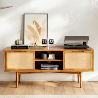 Oliver 55" Solid Wood 2-Door TV Stand for TVs up to 50" by Latitude Run