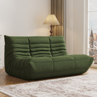 Bean Bag Chair for Adults, Oversized Loveseat Fireside Chair Comfy Lazy Floor Sofa, 2 Seater Lazy Sofa Couch Memory Foam Bean Bag for Living Room, Bed by Trule