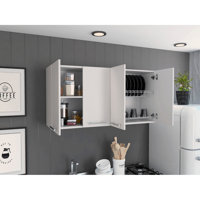 Sitka Wall Cabinet, Two Spacious Divisions, Four Doors by Latitude Run
