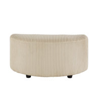 Doniphan Wale Corduroy Crescent Moon Ottoman