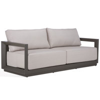 Berns Aluminum Outdoor Sofa by Latitude Run
