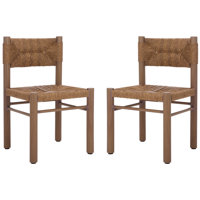 Indie Rattan Weaving Outdoor Dining Chair by Joss & Main