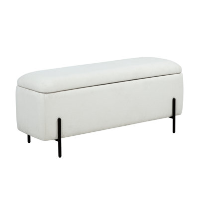 MacLaren Upholstered Storage Bench by Latitude Run
