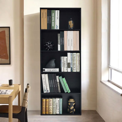 Wooden Bookshelf - Standard Bookcase For Home & Office by Ebern Designs