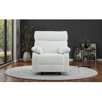 Larache Faux Leather Rocker Recliner by Latitude Run