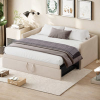 Upholstered Daybed With Pop Up Trundle by Red Barrel Studio