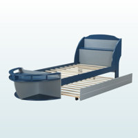 Meadow Twin Trundle (Gray)