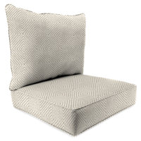24" x 47" Outdoor Deep Seat Chair Cushion with Welt by Hokku Designs