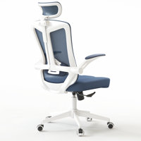 Heavy Duty Home Ergonomic Office Chair With Adjustable Lumbar Support And Headrest, Swivel High Back Computer Chair, Breathable Mesh Desk Chair, PU Si