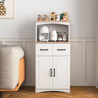 Versatile Wooden Kitchen Cabinet with Ample Storage and Modern Design