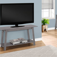Tv Stand, 42 Inch, Console, Media Entertainment Center, Storage Shelves, Living Room, Bedroom, Contemporary, Modern by Winston Porter