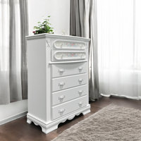 Chest, White Finish by House of Hampton