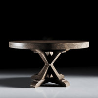 Madera 48" Round Dining Table CN. by Gracie Oaks