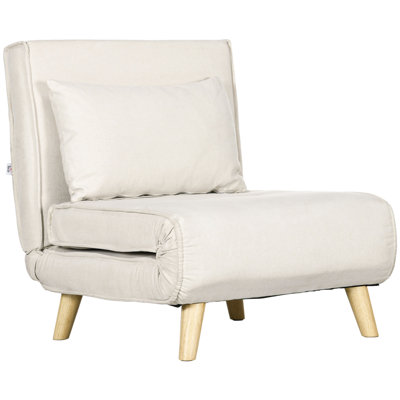 Convertible Sofa Bed Wood Beige Home Office Living Room Style: Multifunctional Comfort by Corrigan Studio