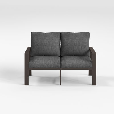 2 Person Patio Sofa With Cushion by Ebern Designs