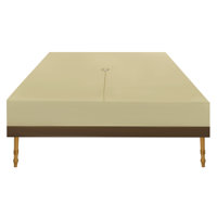 Table Cover Waterproof Rectangular Table And Chair Set Cover Outdoor With Storage Bag (Beige) by Arlmont & Co.