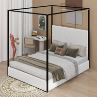 Upholstery Canopy Platform Bed by Mercer41