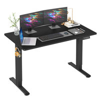 Electric Standing Desk 48X24 Height Adjustable Office Desk Large Space Computer Desk Writing Table With Headphone Holder 2 Memory Adjustable Function by Inbox Zero