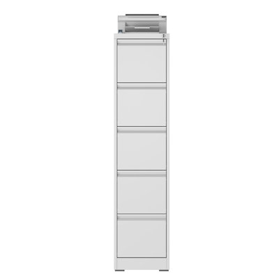 Compact Heavy-Duty Steel File Cabinet with Smooth Glides & Security Lock by Ebern Designs