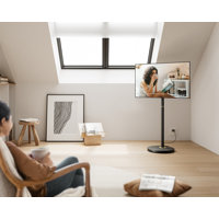 FITUEYES Design Rolling TV Cart For 24-48 Inches TV, Minimalist Modern TV Floor Stand On Wheels Fits Max VESA 200X200mm by Rebrilliant