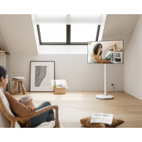 FITUEYES Design Rolling TV Cart For 24-48 Inches TV, Minimalist Modern TV Floor Stand On Wheels Fits Max VESA 200X200mm by Rebrilliant