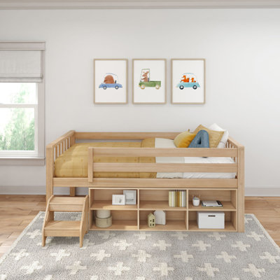 Soren Ultra Low Loft with Bookcase by Harriet Bee