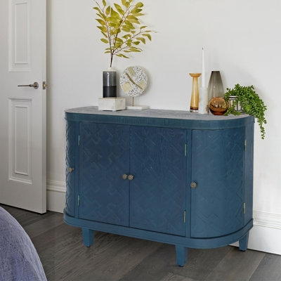 Storage Cabinet With 4 Doors, Freestanding Sideboard Cabinet, Accent Storage Cabinet With Sliding Door by Lark Manor