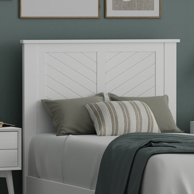 Chalco Solid Wood Headboard With Chamfer by Latitude Run
