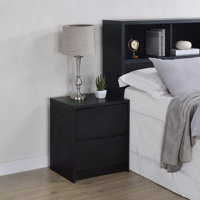 Carnahan 2-Drawer Nightstand Led Lights And Usb by Latitude Run