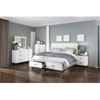 Jaqueline  Storage Platform Bedroom Set by August Grove