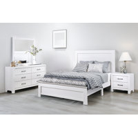 Sibby White Panel Bedroom Set by Ebern Designs