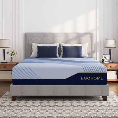 EGOHOME Medium Hybrid Mattress in a Box-Copper Infused & Edge Support by EGOHOME