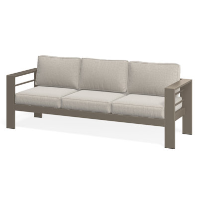 75" Patio Sofa with Cushions by Ebern Designs