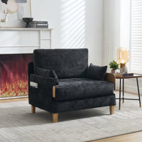 3-In-1 Convertible Sleeper Sofa Bed – Foldable Recliner, Mid-Century Modern Design – Space-Saving For Bedroom, Study, Guest Room by Ebern Designs