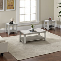 Isidora 3pcs Coffee, Accent, End Table by Ebern Designs