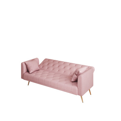 71 Inch Convertible Love Seat Sofa by George Oliver