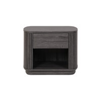 Clawson Nightstand with Drawer and Open Shelf by Latitude Run