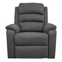 Modern Burlap Fabric Recliner Motion Recliner Chair 1Pc Couch Manual Motion Living Room Furniture by Hokku Designs