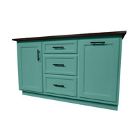 Modern 50" Solid Wood Kitchen Island with trash bin compartment and extra storage and drop leaf by Rosalind Wheeler