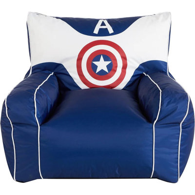 Marvel Avengers Captain America Oversized Gaming Bean Bag Chair