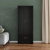 Imiyah 2-Door, 1-Drawer Storage Cabinet by Lark Manor
