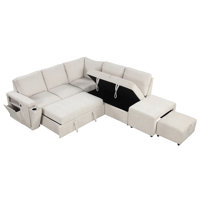 L-Shaped Padded Modular Sofa With Storage Space by Latitude Run
