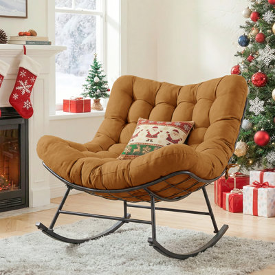 Arusha Antilles Oversized Outdoor Rocking Chair with Cushion by Latitude Run