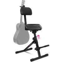 Liquid Stands Guitar Stool Adjustable Stool - Professional Musician Drum Throne With Backrest - Guitar Seat Drum Seat, Musician Stool, Chair, Guitar C by Corrigan Studio