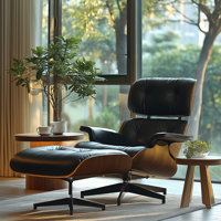 Swivel Recliner Chair And Ottoman With PU Leather Lounge Accent Chair