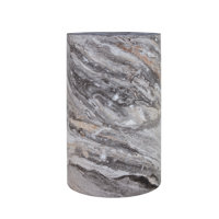 Cylindrical Coffee Table Mdf Industrial Style Living Room Furniture Marble Texture by Latitude Run