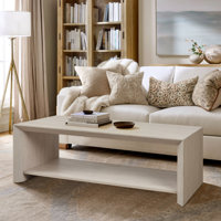 47" Coffee Table with Shelf by George Oliver