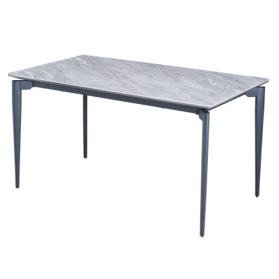 Rhys Dining Table with Sintered Stone Top & Metal Legs by Wrought Studio